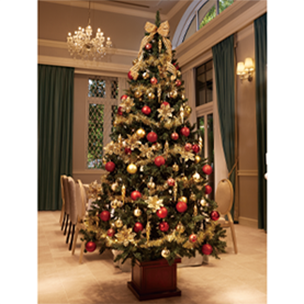 PVCクリスマスツリー ブラック スリム H120cm |クリスマス飾り通販