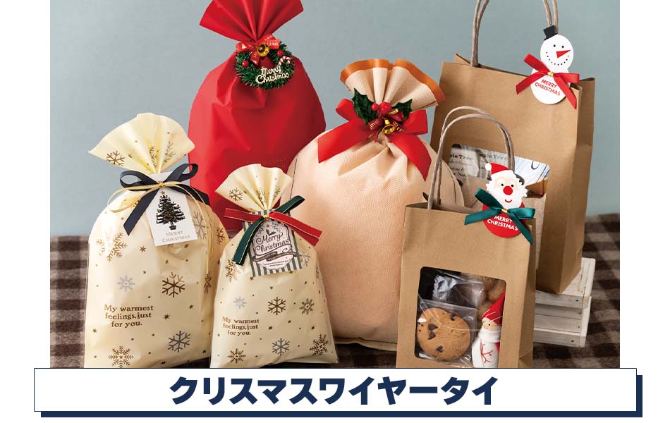 【クリスマスラッピング】クリスマスワイヤータイ