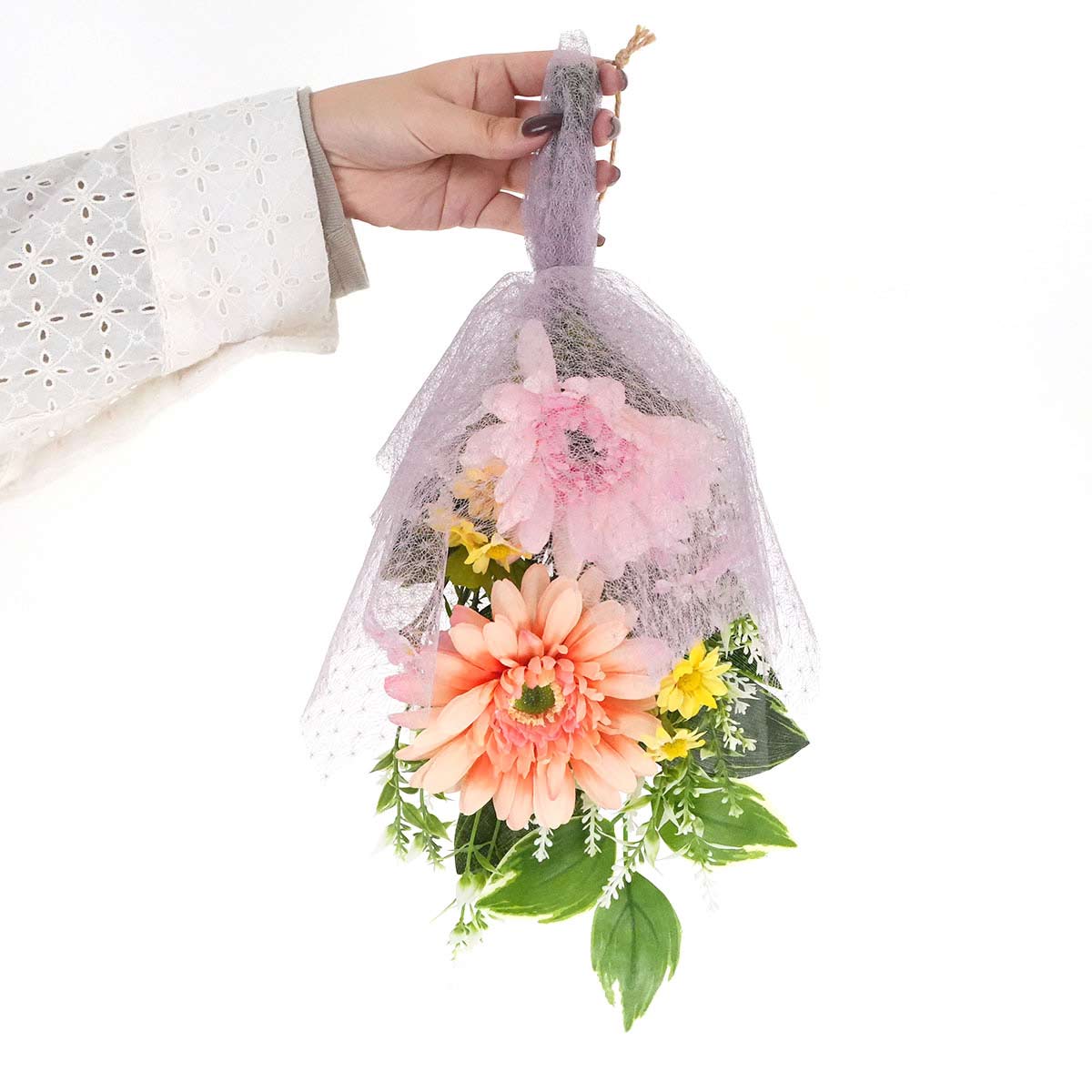 ガーベラスワッグ40cm（造花）