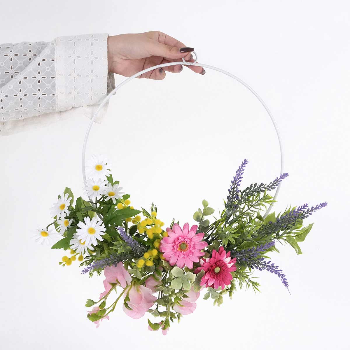 フレッシュアイアンリース35cm (造花)