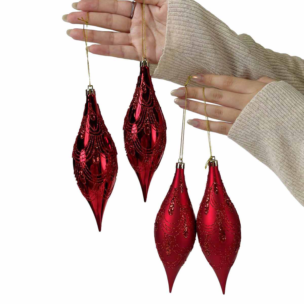 1990' ヴィンテージ クリスマススノーボール4個