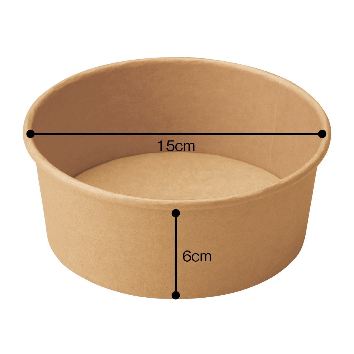 (2)口径15(12.8)×6cm