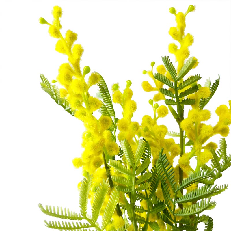 12本 ミモザ造花スプレーセット54cm