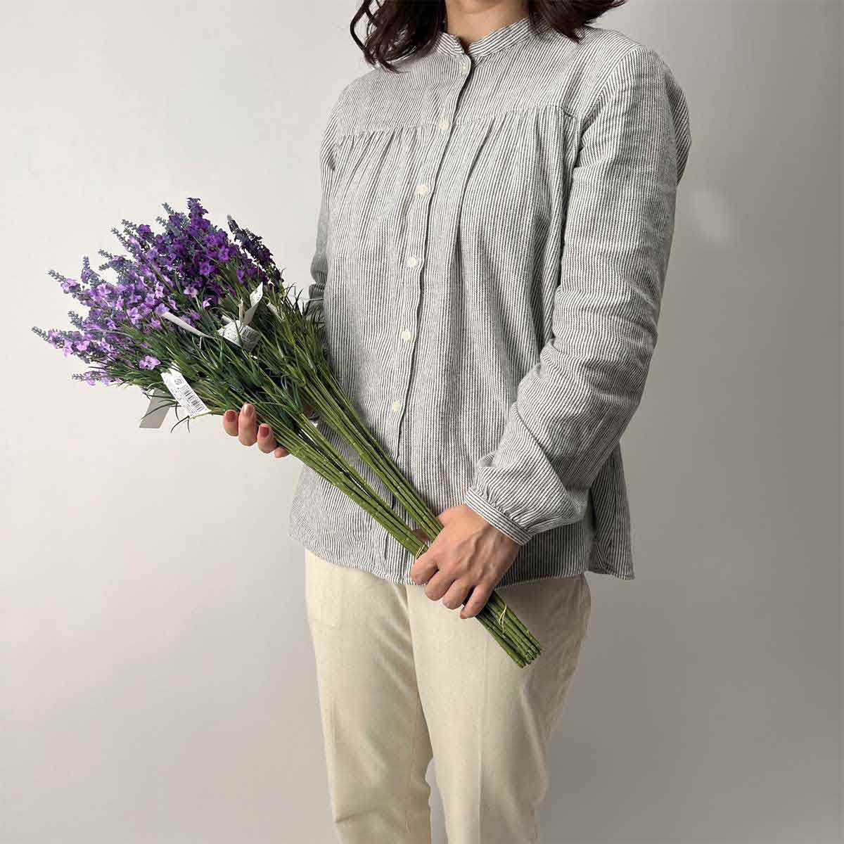 24本 ラベンダー造花スプレーセット60cm