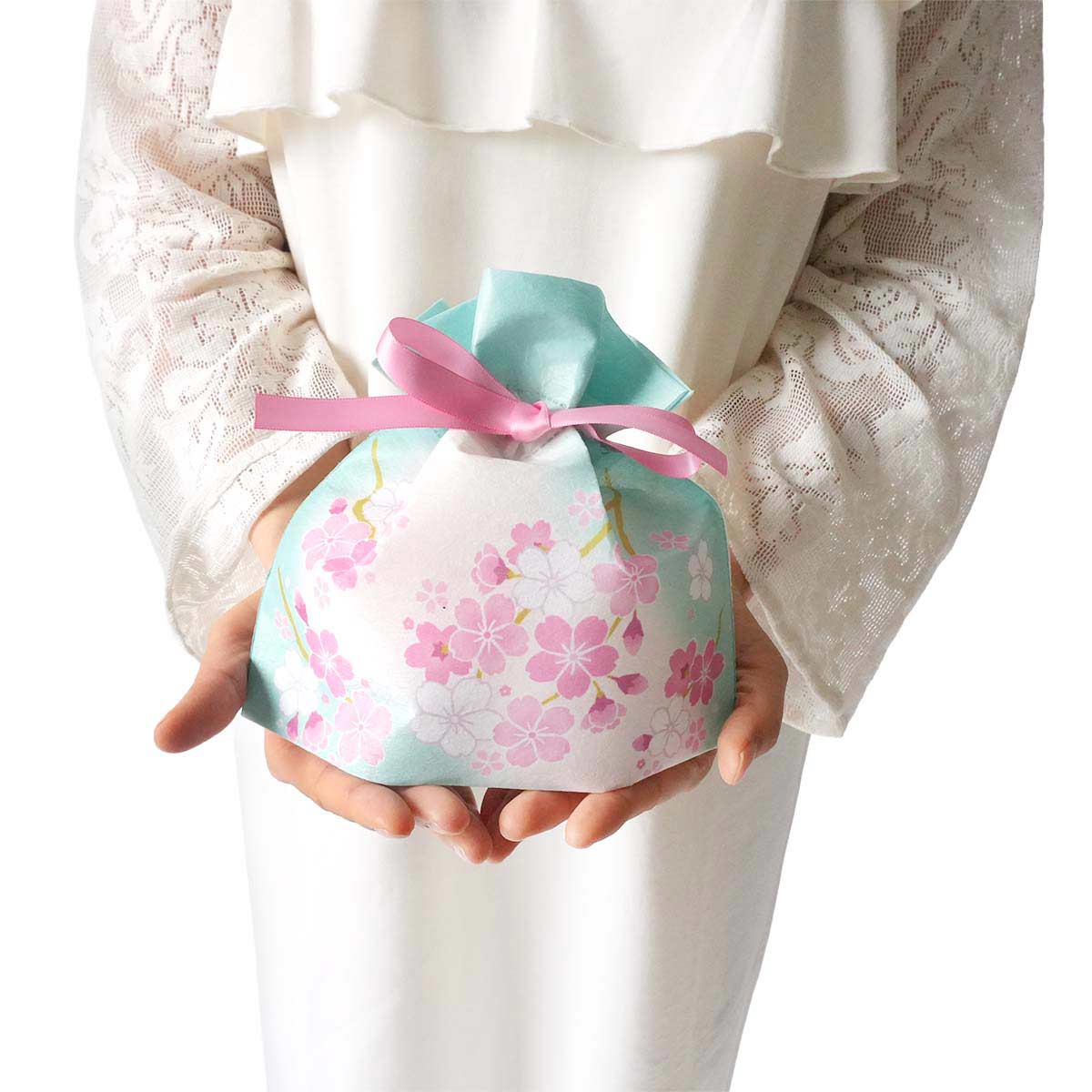 巾着バッグ さくら