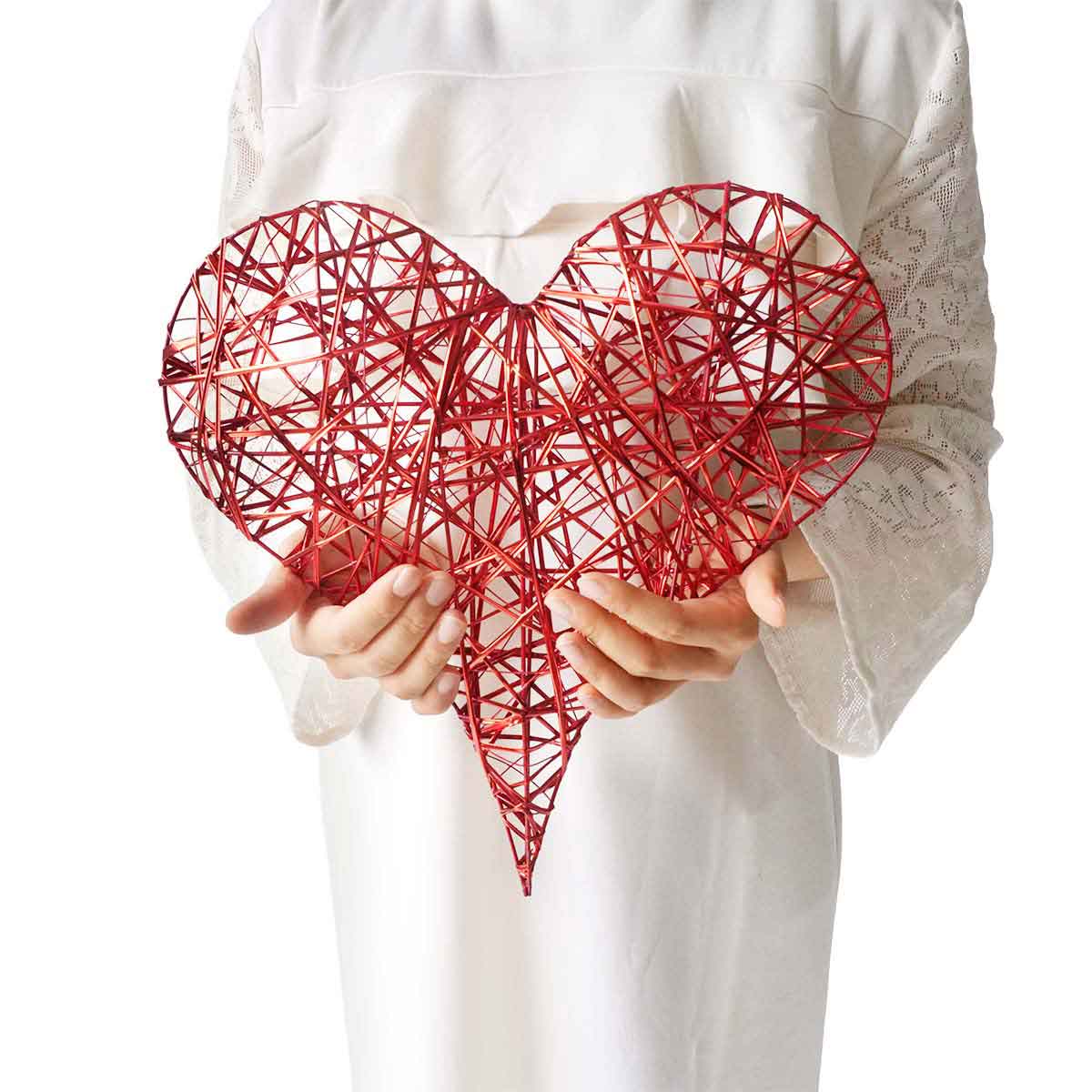 ビッグフィルハートオブジェ 高さ32cm