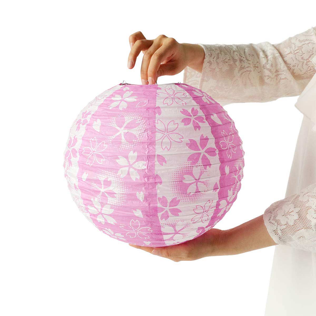 桜ちょうちん 桜吹雪