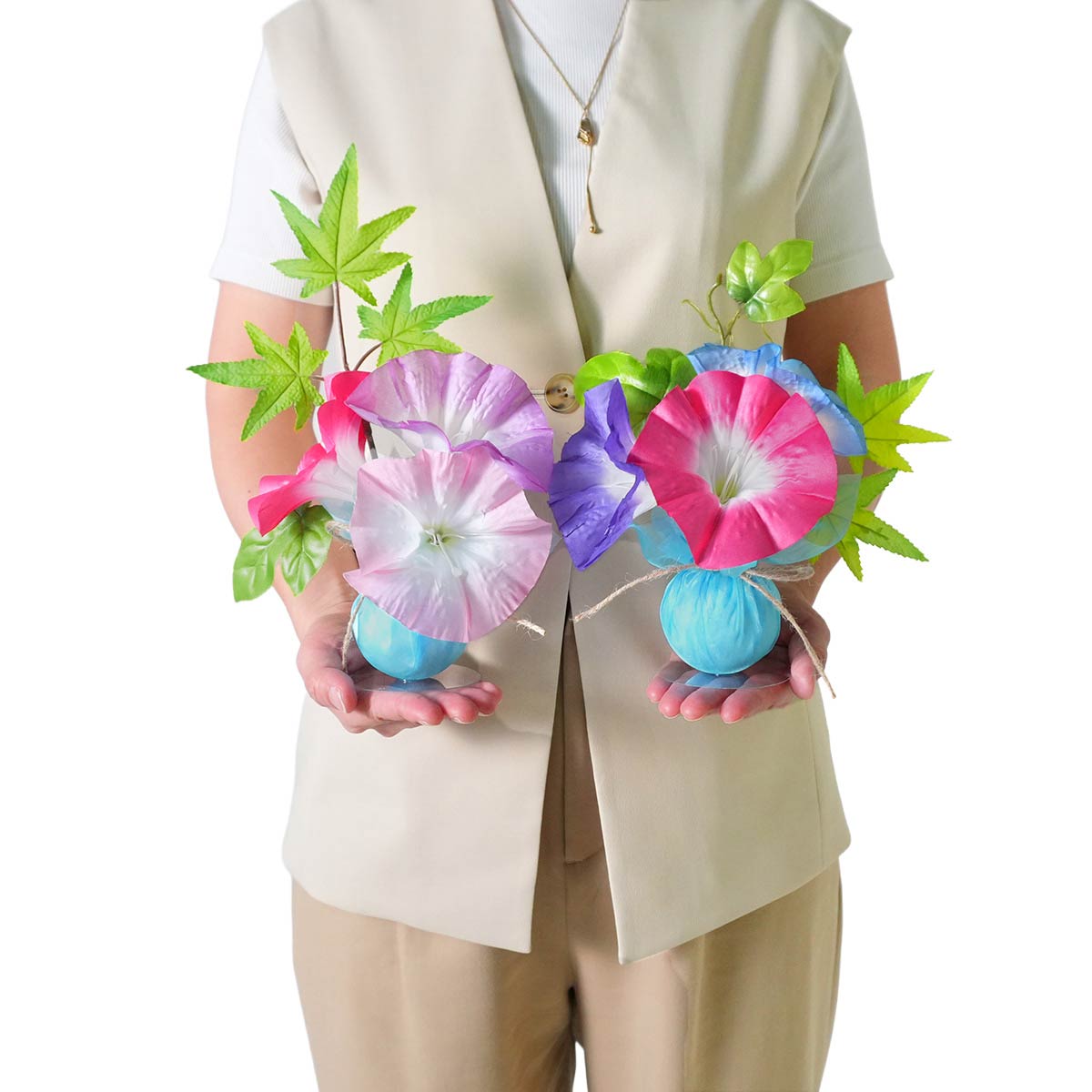 2個 朝顔ボールラップ