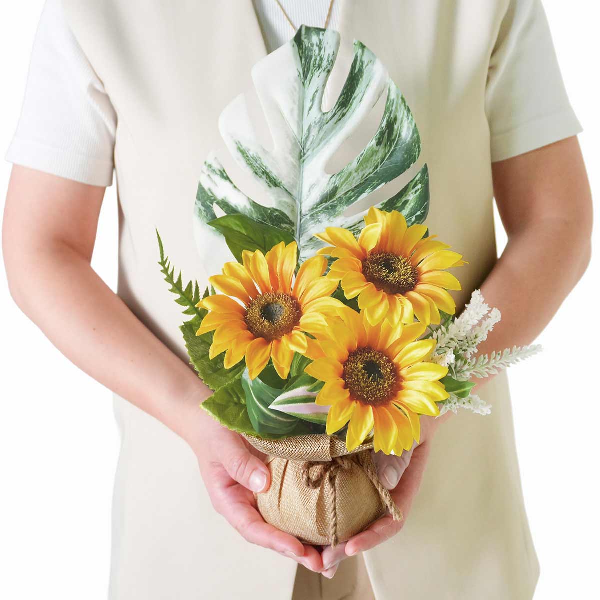 ひまわり造花ラップ〔ストエキオリジナル〕