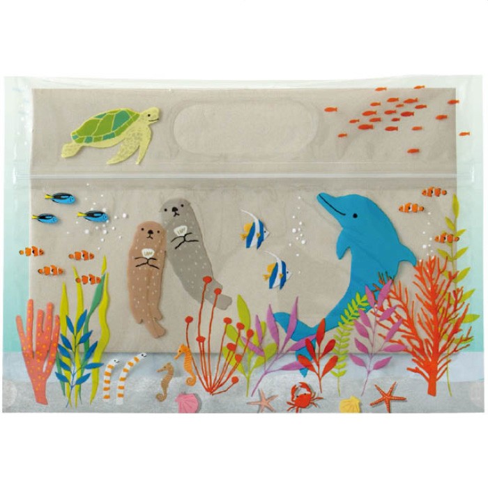 ジップ付きバッグ シーアニマル