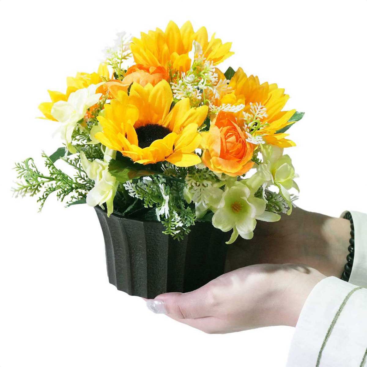 ひまわり造花アレンジ