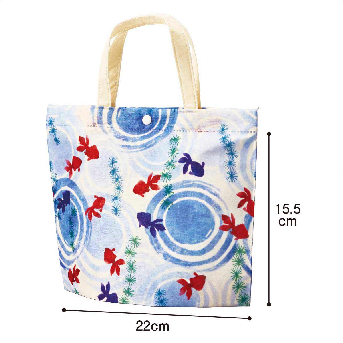 20枚 エーワン 不織布 金魚 トートバッグ