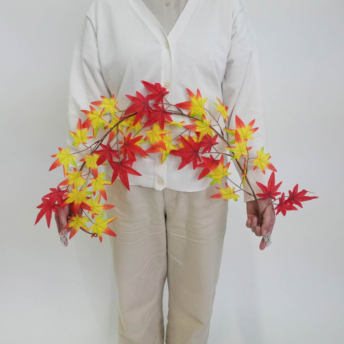 紅葉造花アーチクリップ