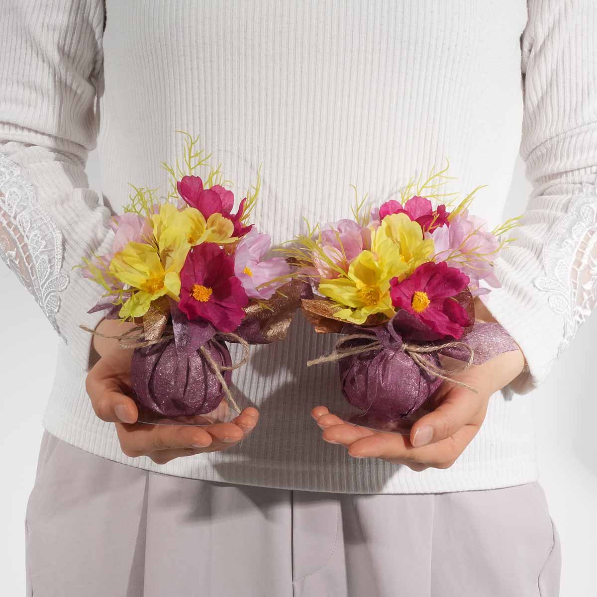 2個 コスモスラップ幅14cm