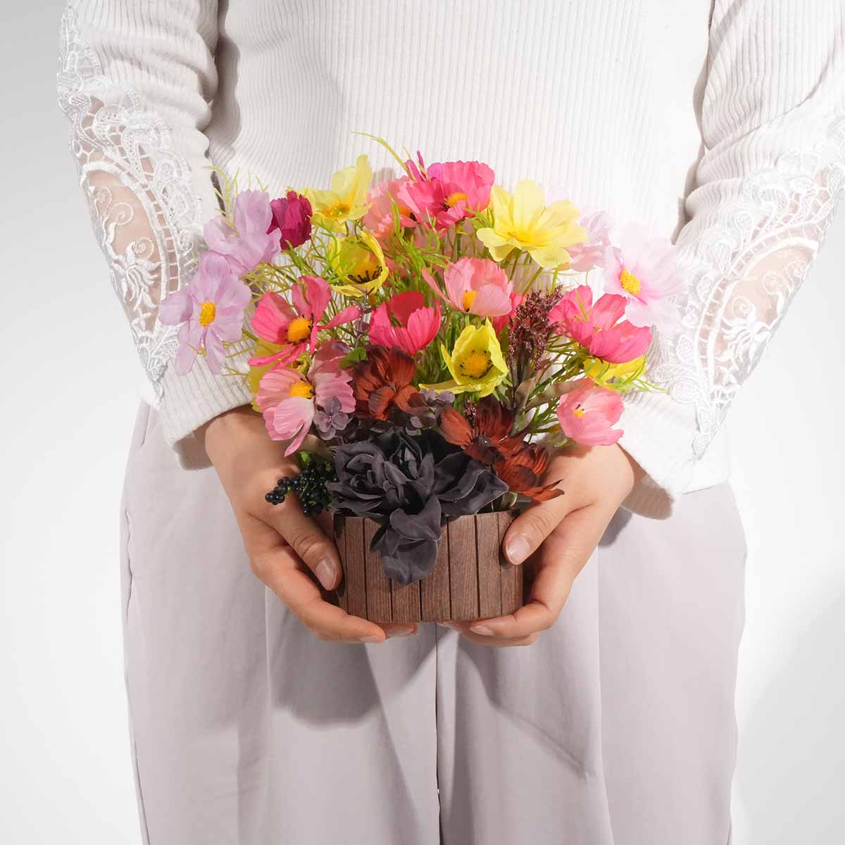 コスモスオータムフラワーアレンジ幅23cm