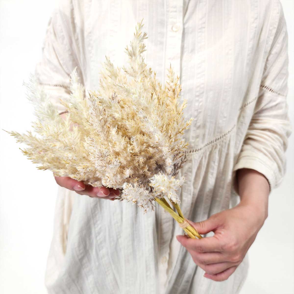 クリーミーパンパスバンドル32cm（造花）