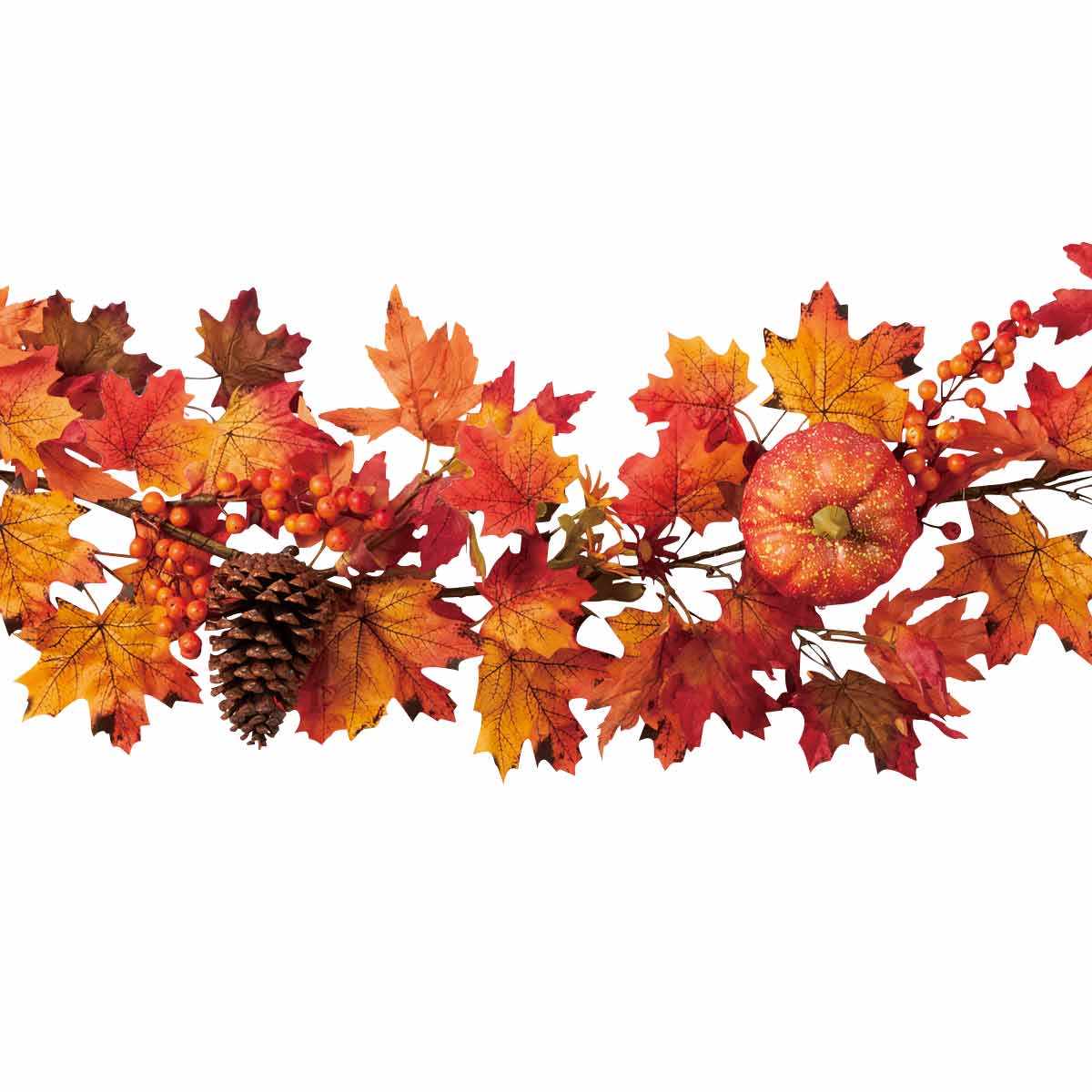 オータムガーランド オレンジ150m(造花)