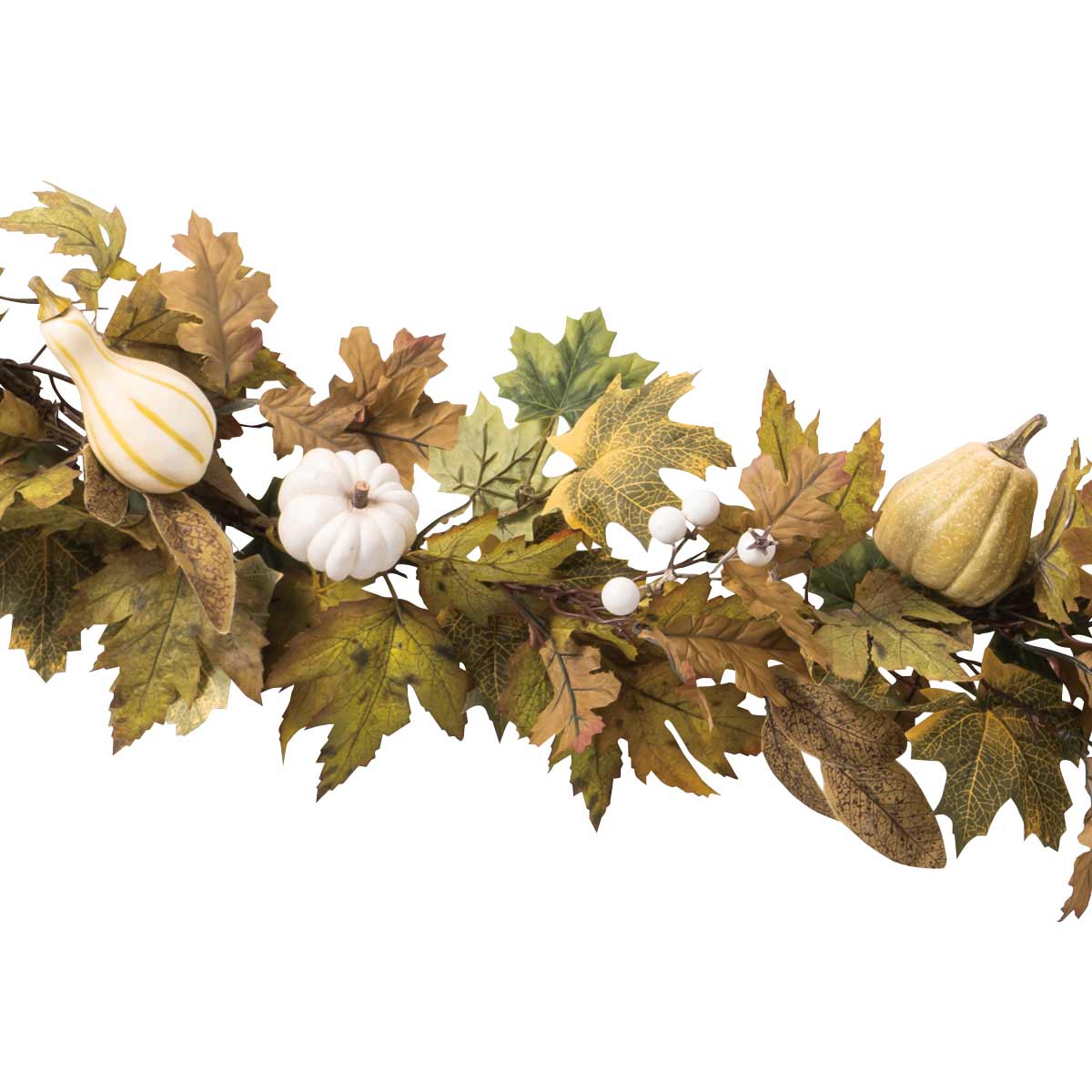 オータムガーランド ホワイト150cm (造花)