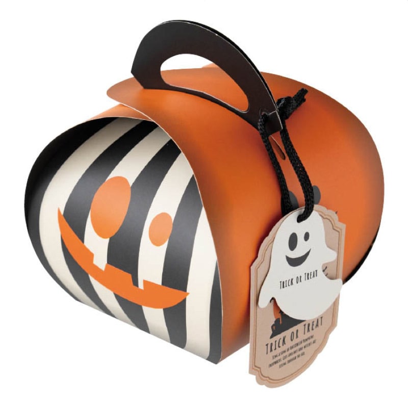 【10枚】バッグ型ギフトボックス パンプキンハロウィン