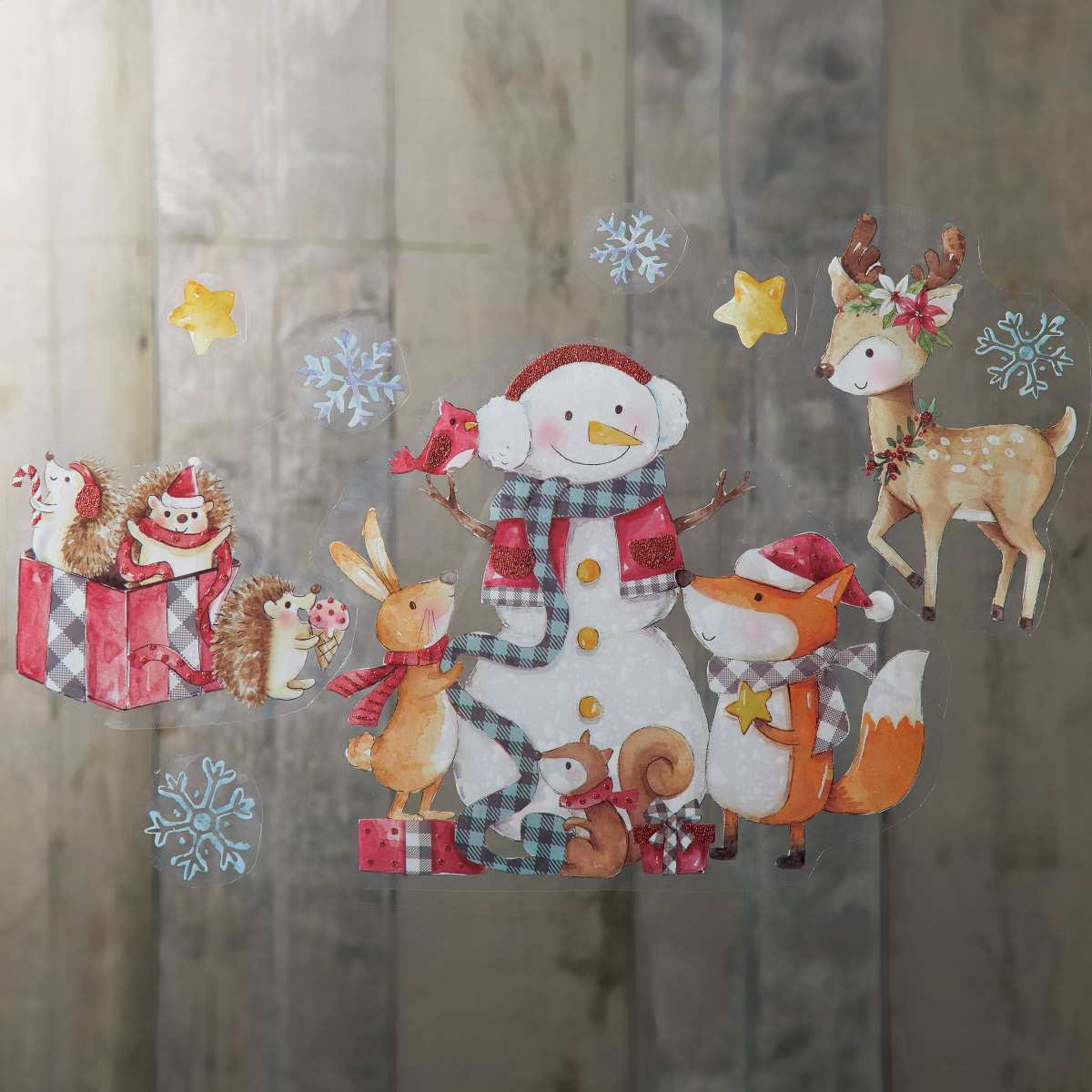 (2)スノーマンと動物たち 使用例