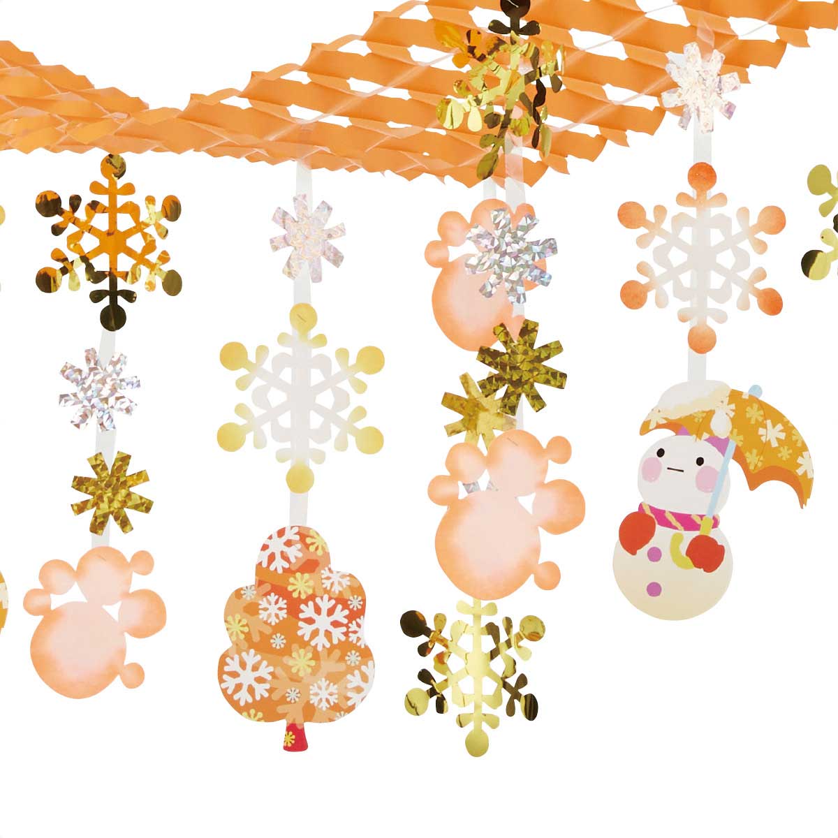 ウォームほっこり雪だるま プリーツハンガー