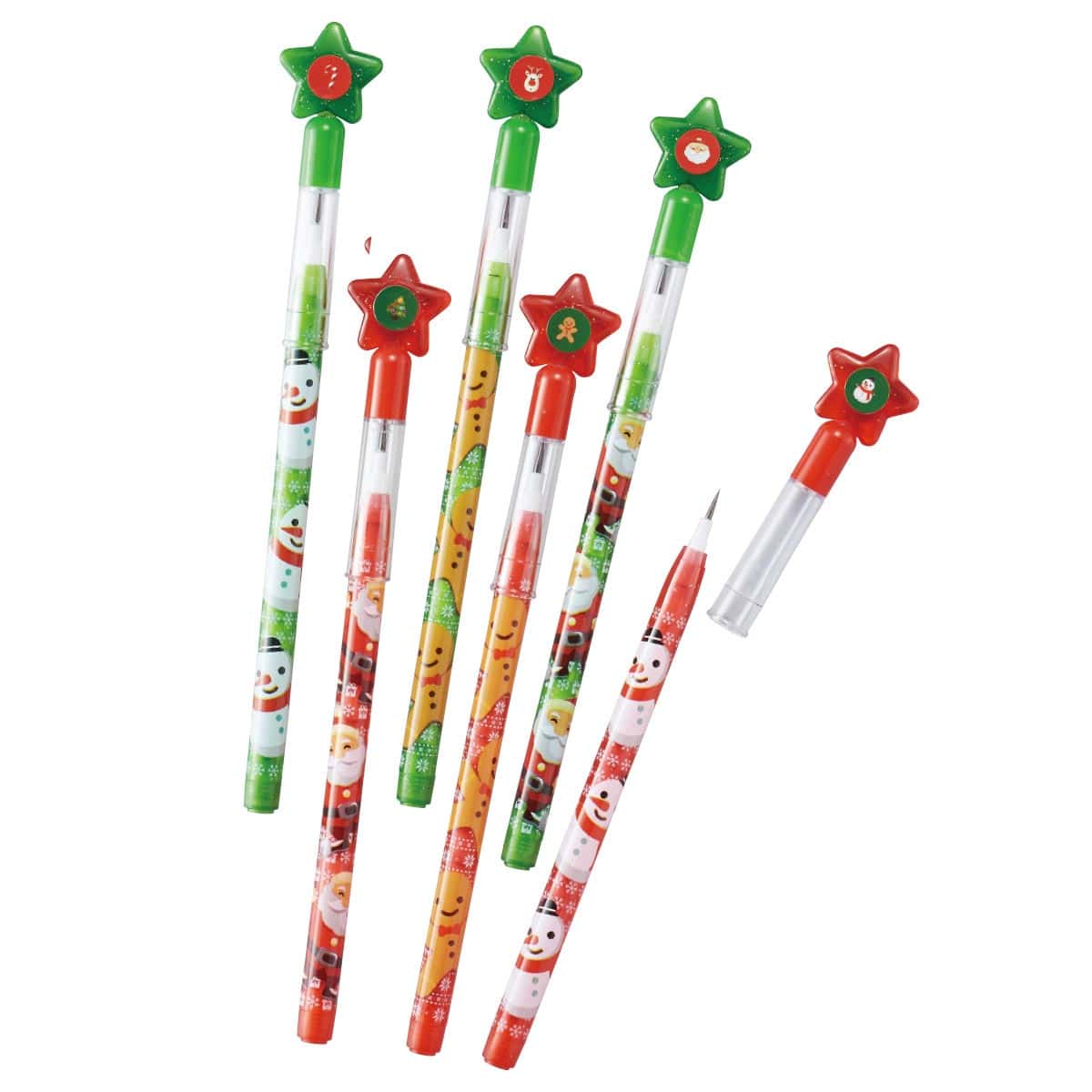 24本 キャラクターロケットペンシル