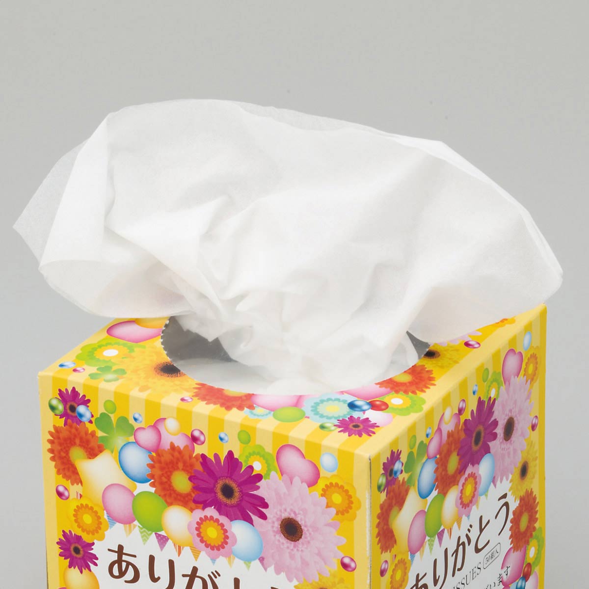 100個 ありがとうキューブティッシュ