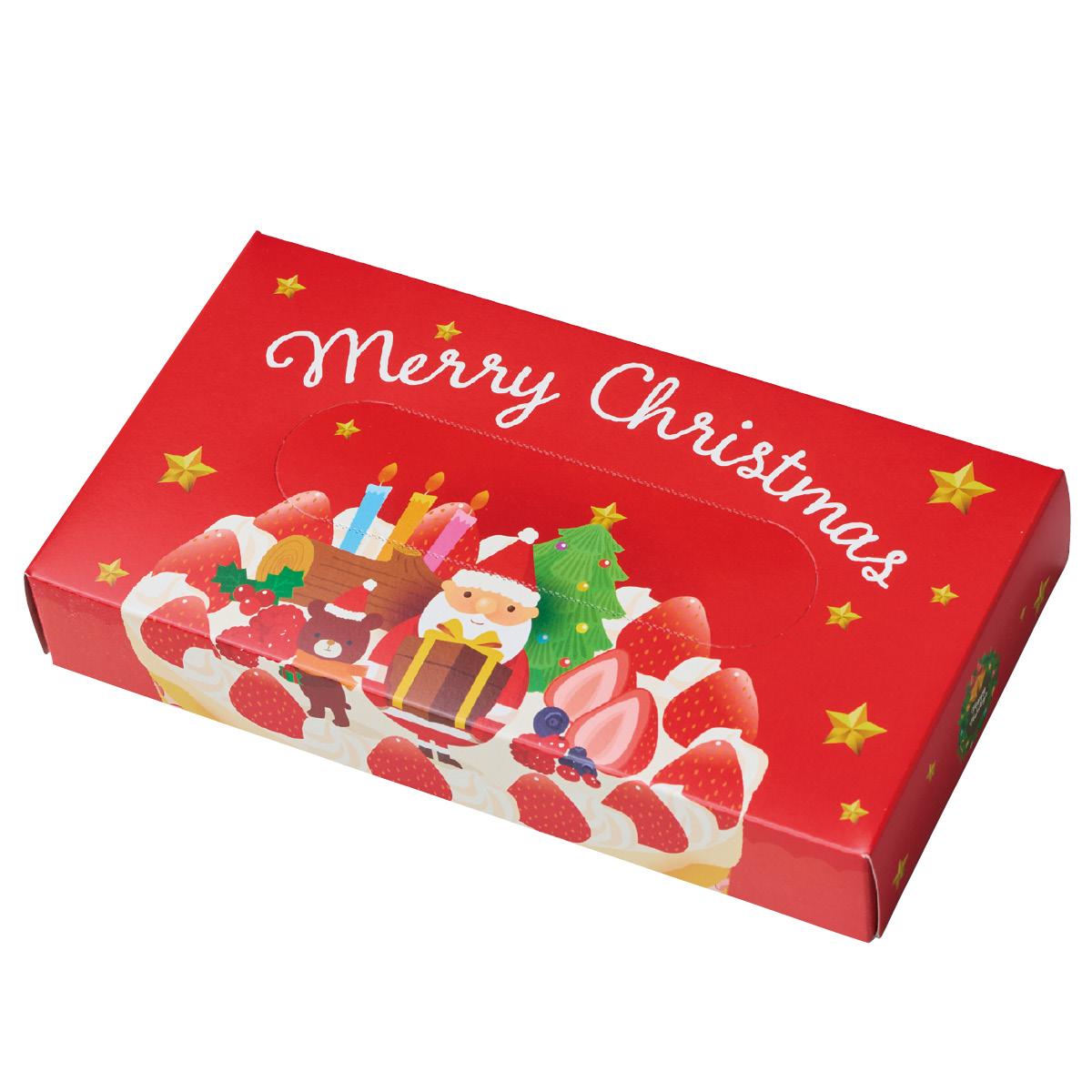 100個 サンタボックスティッシュ