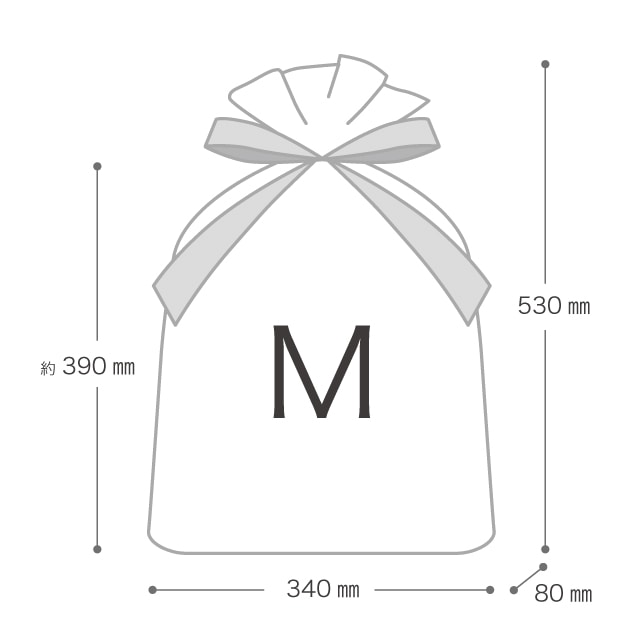 20枚 リボン付きギフトバッグ クラシカルクリスマス  幅34×高さ53[39]×底マチ8cm