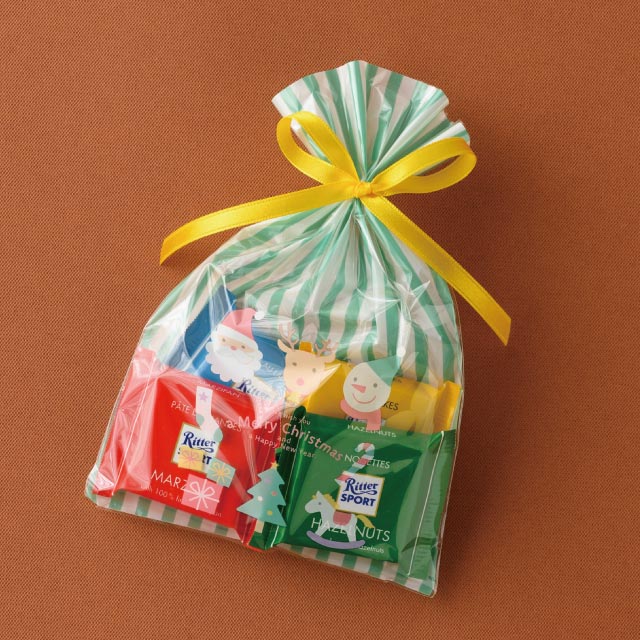 50枚 OPPギフトバッグ チャーミングクリスマス 幅12×高さ18cm