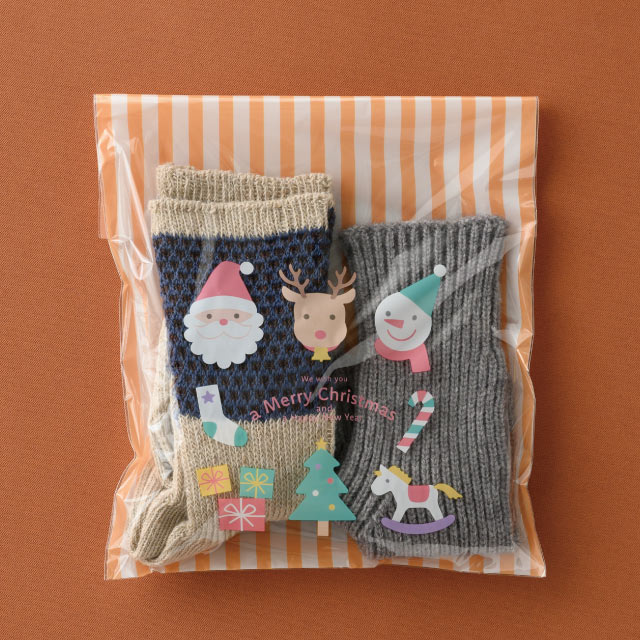 50枚 OPPギフトバッグ チャーミングクリスマス 幅20×高さ29cm