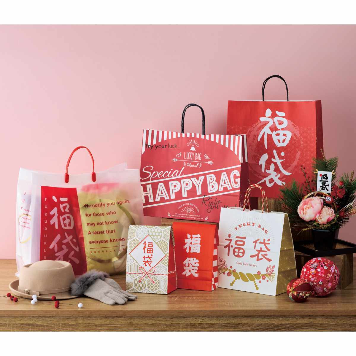 (4)角底15.5×9.5×32cm 使用例