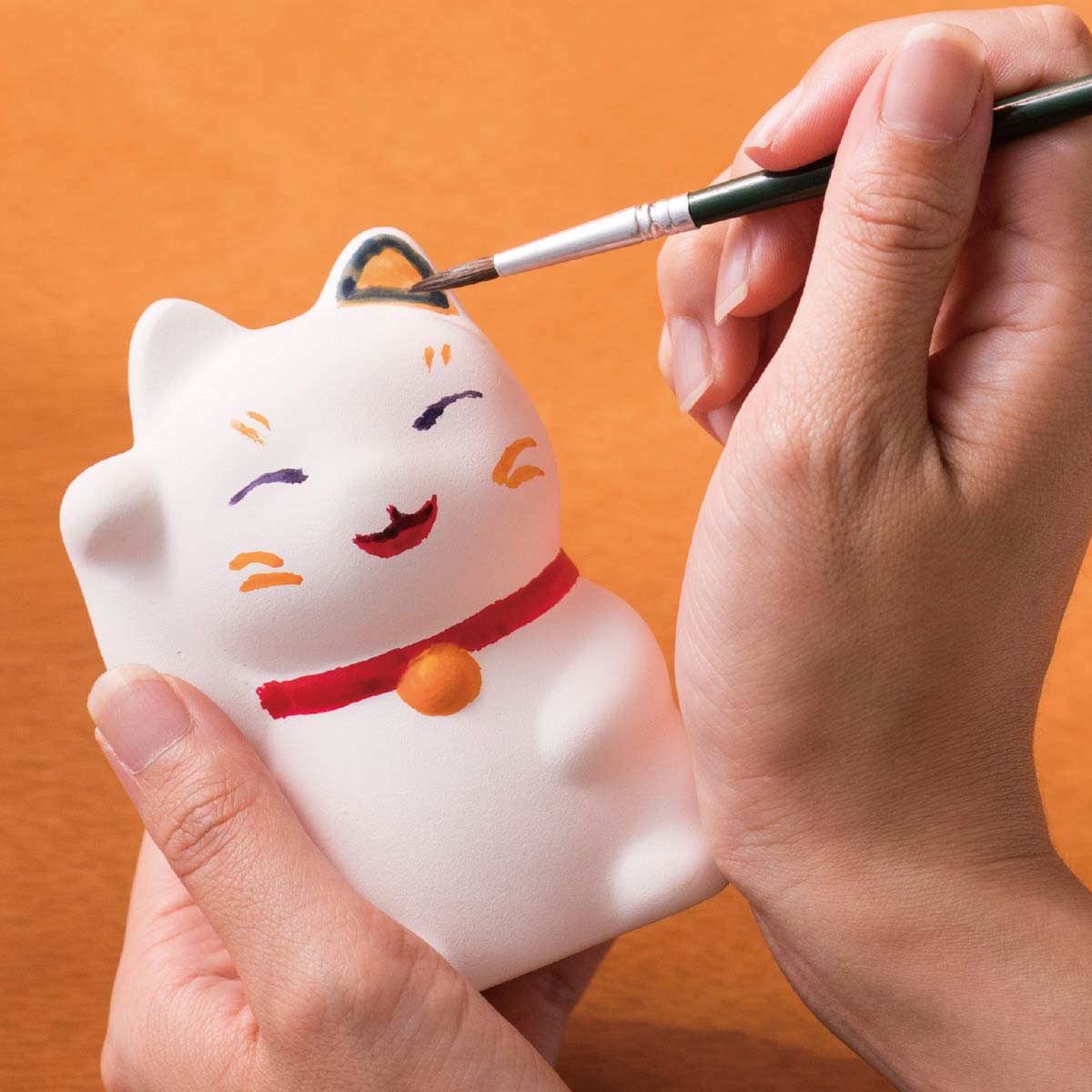 60個 らくがき貯金箱 招き猫