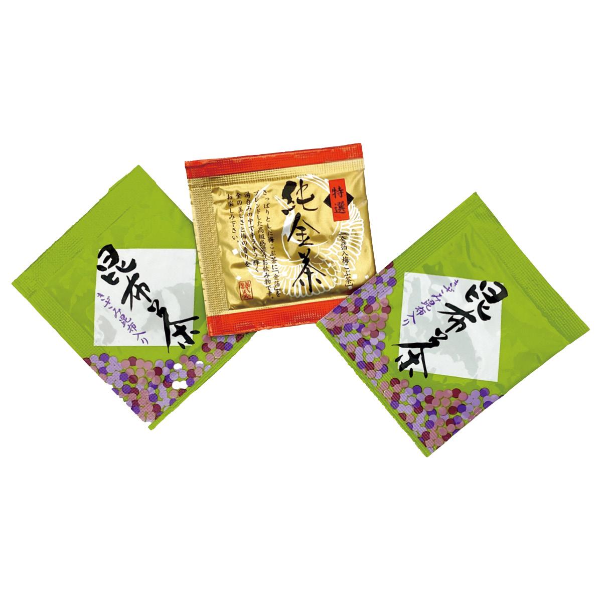 100個 招福 昆布茶・純金茶パック