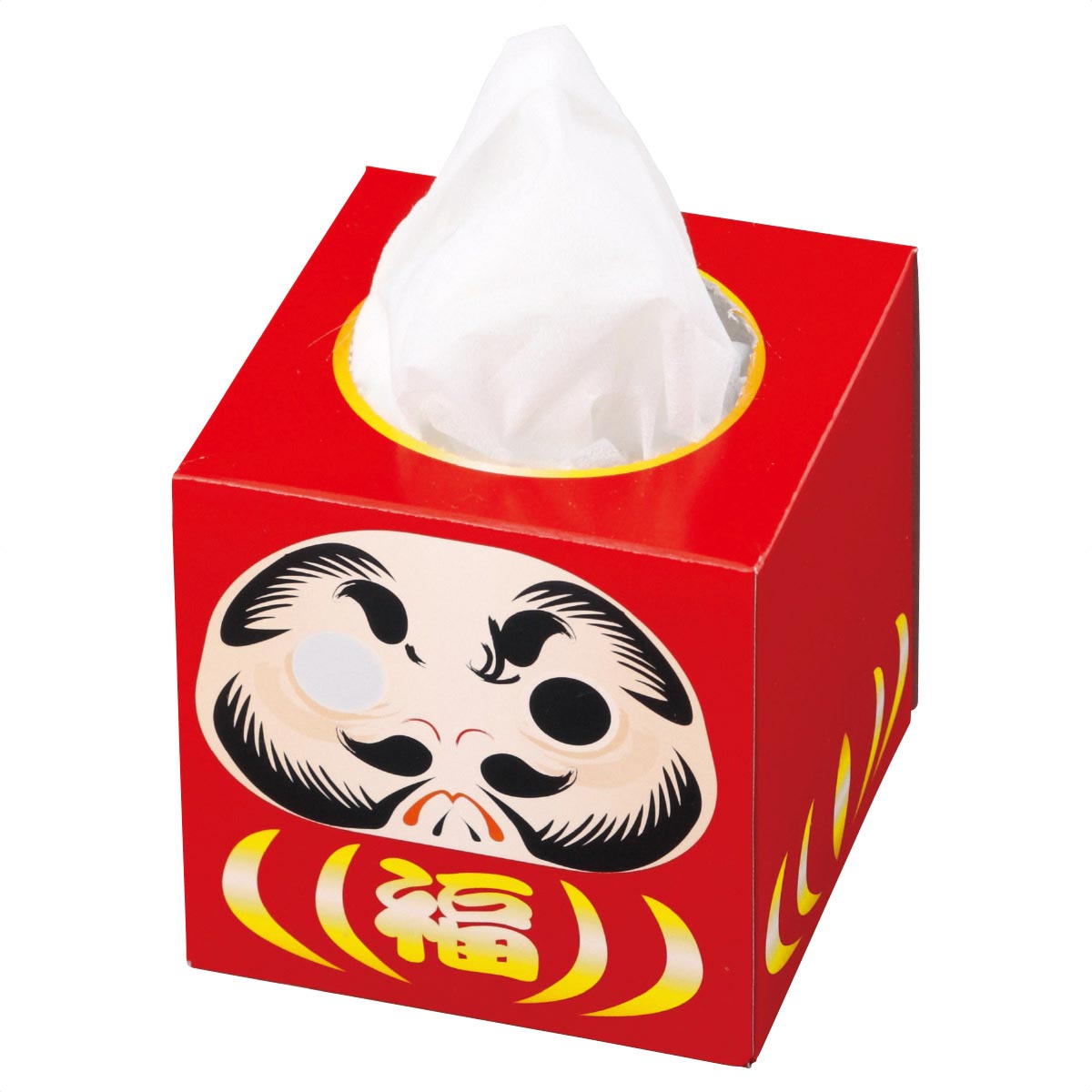 100個 開運福だるまティッシュ