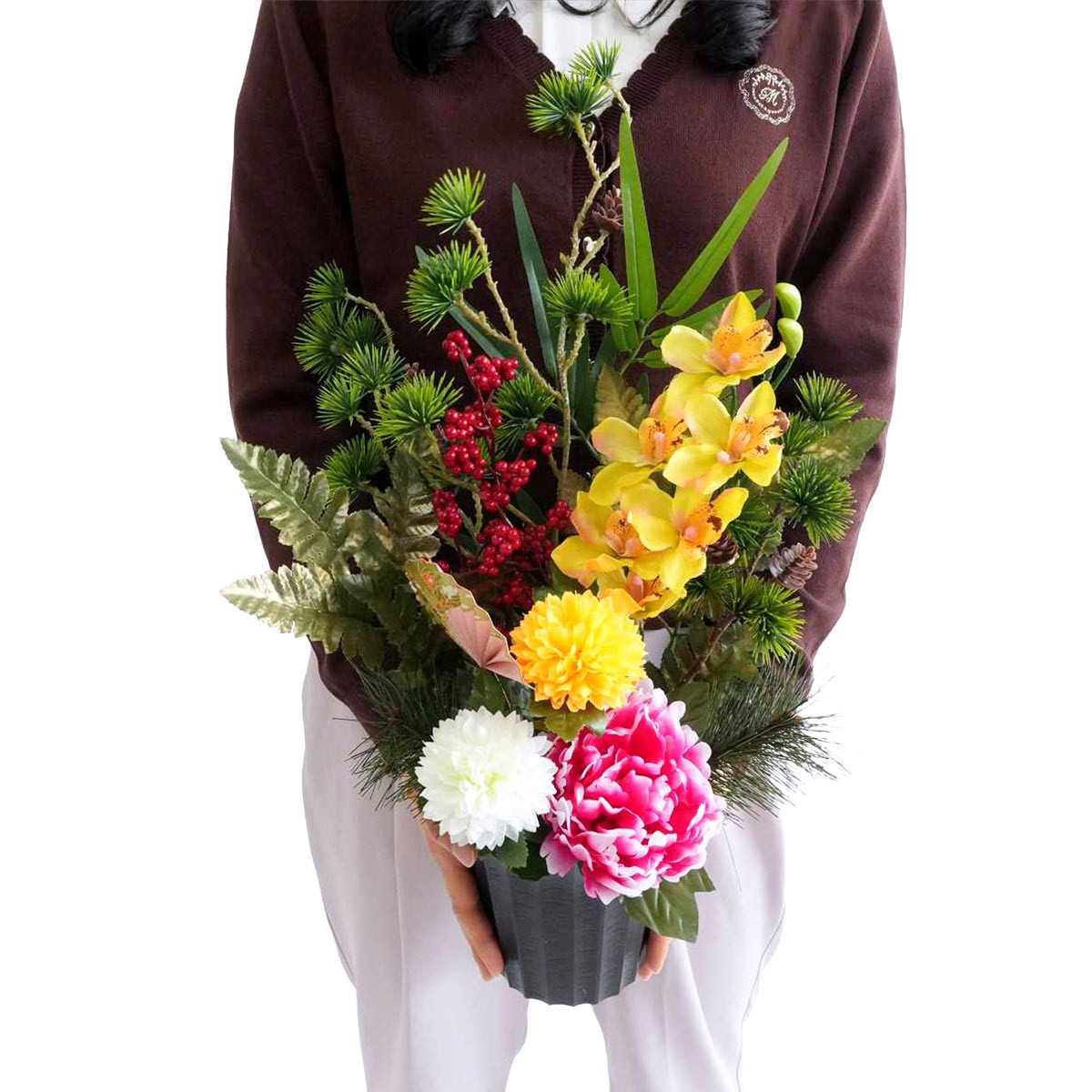 デラックス扇迎春アレンジ