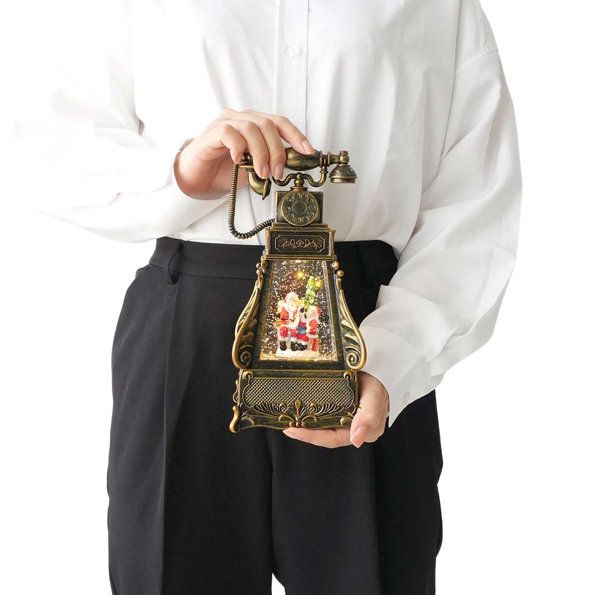 LEDスノーイングライト ロータリーフォン高さ24.5cm