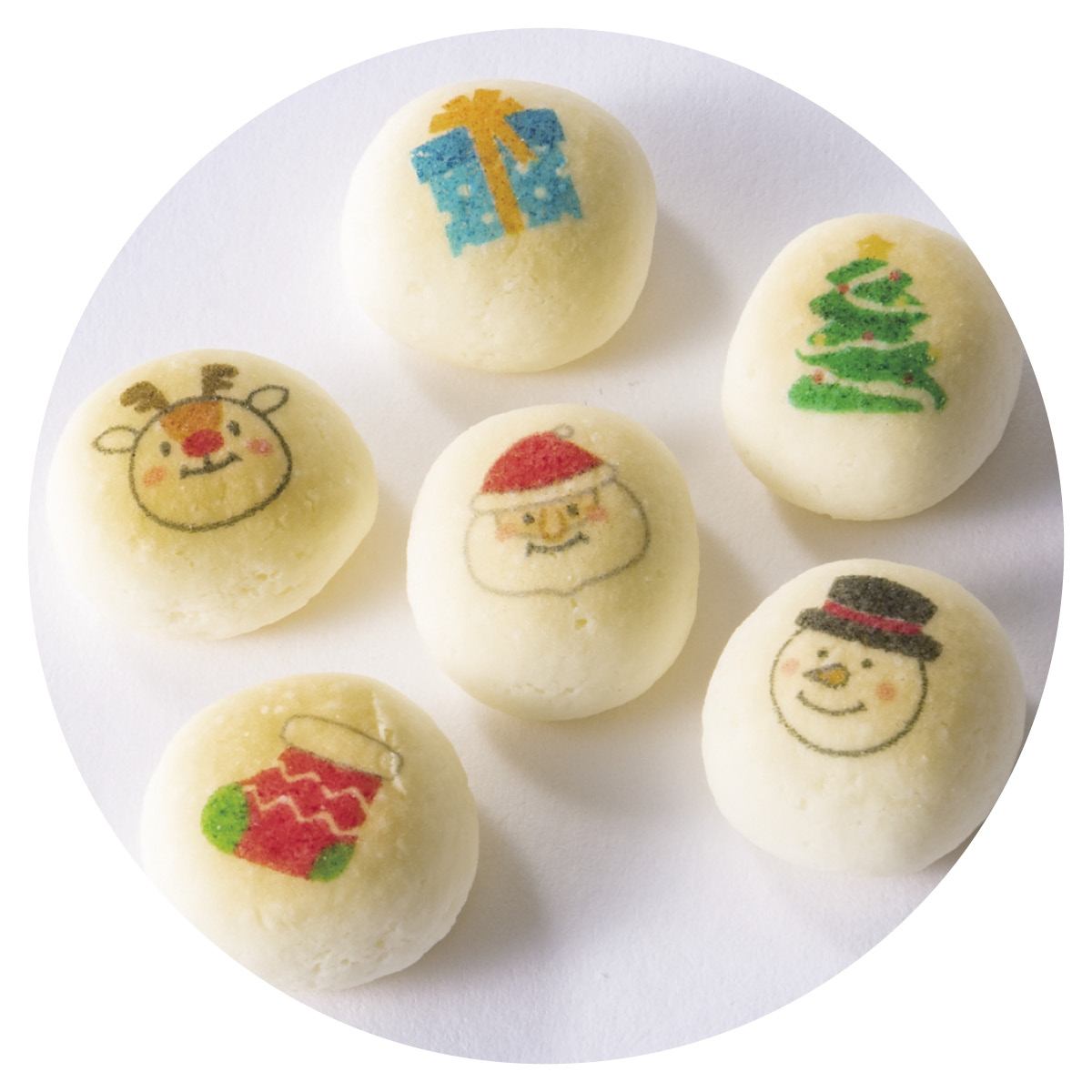 30個 クリスマスプリントボーロ