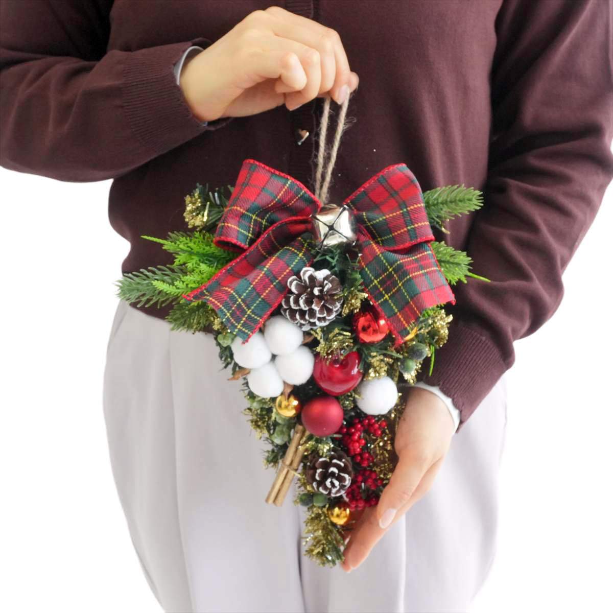 (3)チェックリボン