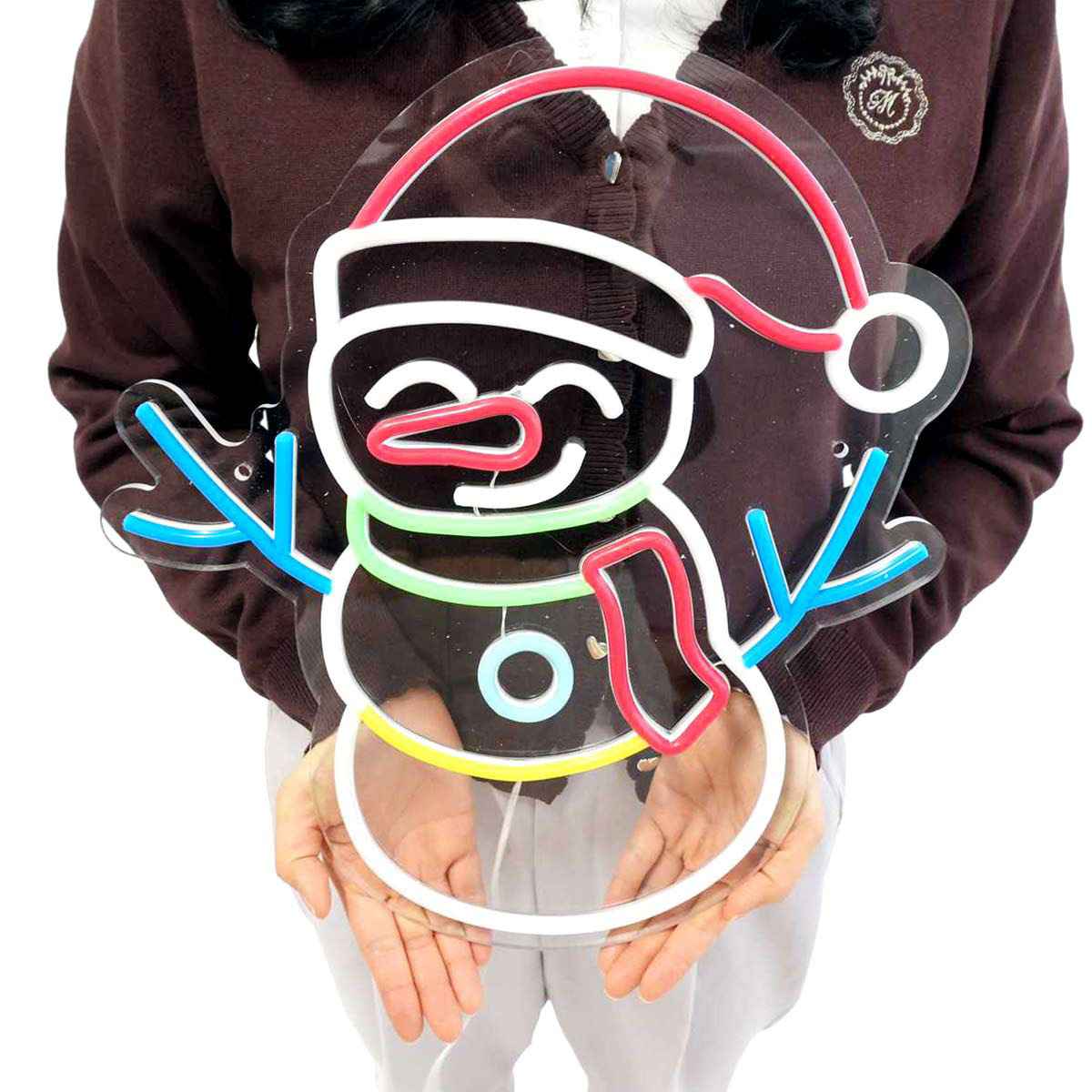 LEDネオンモチーフライト クリスマス スノーマン