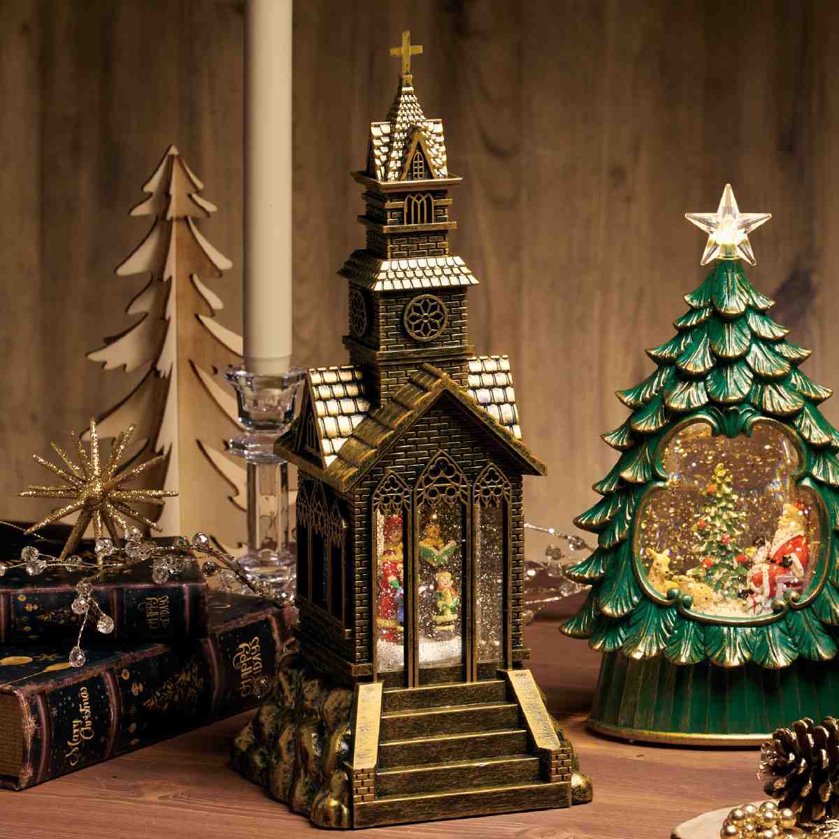 LEDスノーイングライト 教会