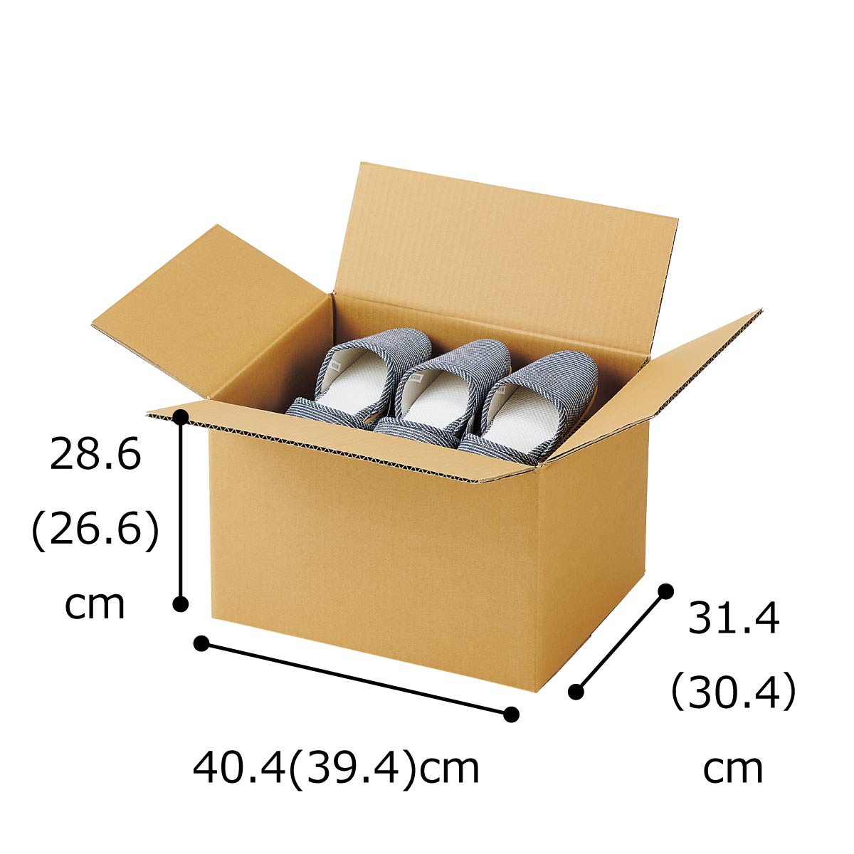 (12)幅40.4×奥行31.4×高さ28.6[16.1]cm 10枚