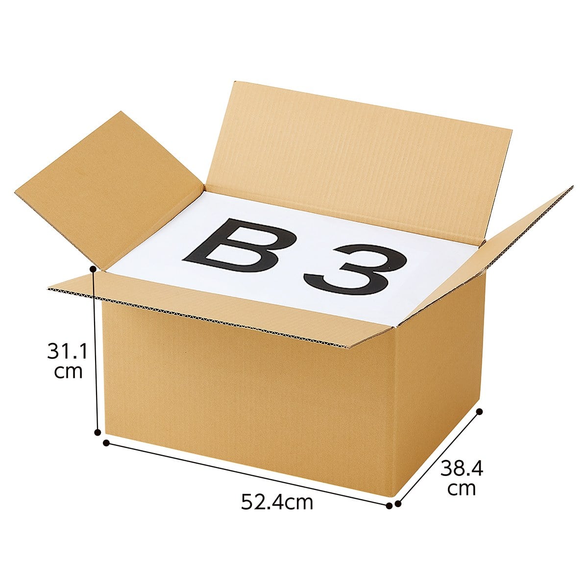 ダンボールケース〔ストエキオリジナル〕 20.4×15.4×16.1cm 60サイズ 