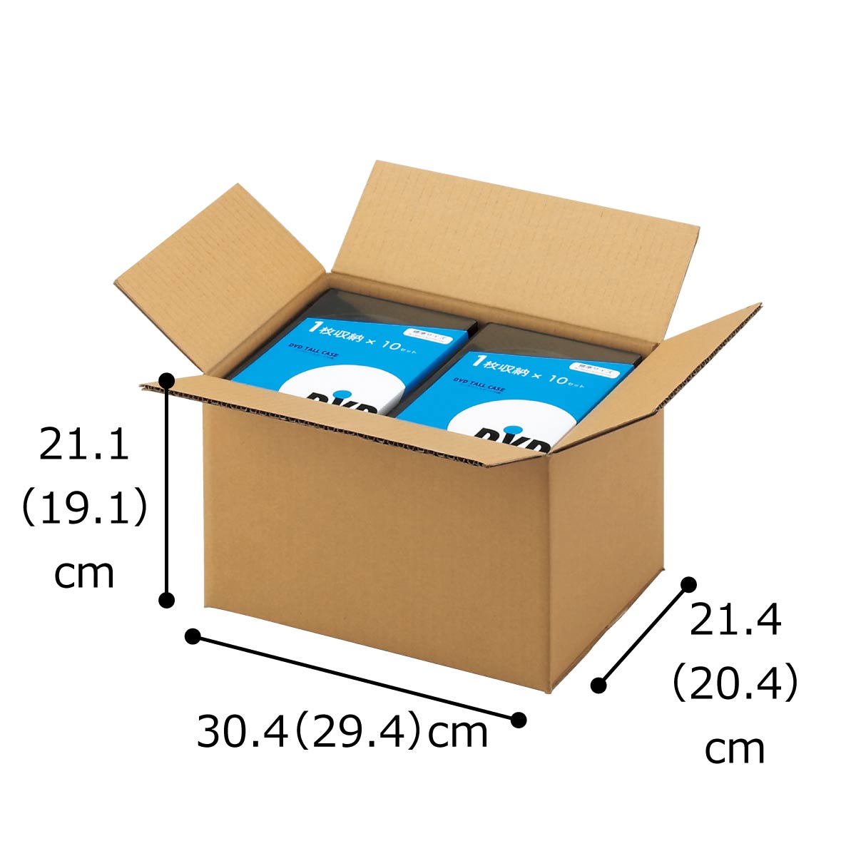 (5)幅30.4×奥行21.4×高さ21.1[16.1]cm 10枚