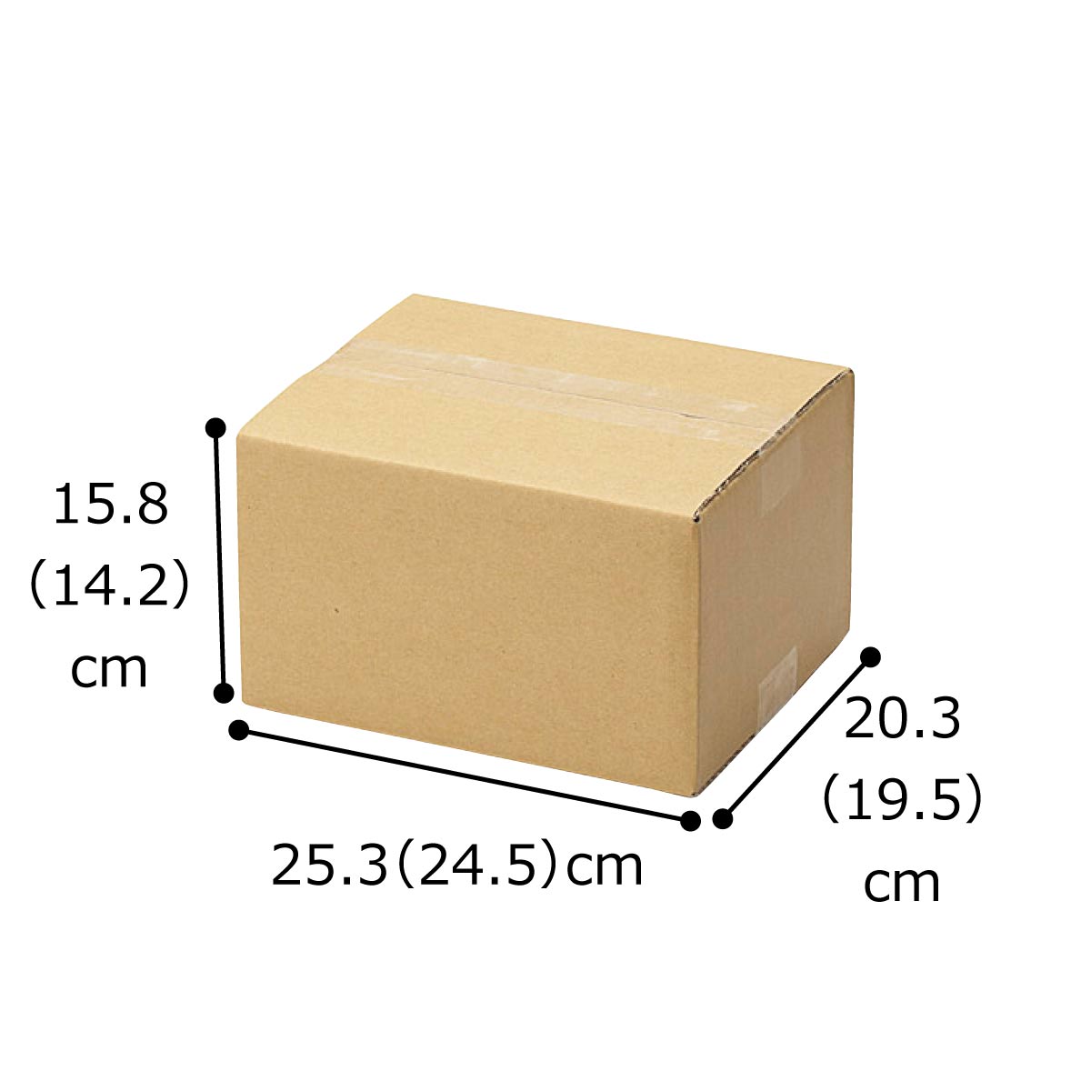 (1)25.3×20.3×15.8cm 10枚