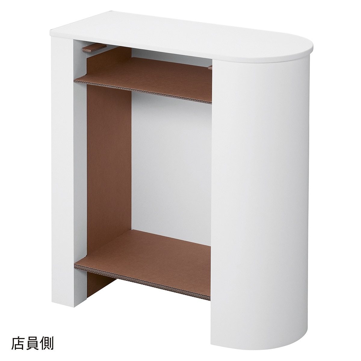 店舗用品 店舗什器 紙製六角柱ステージ 六角柱