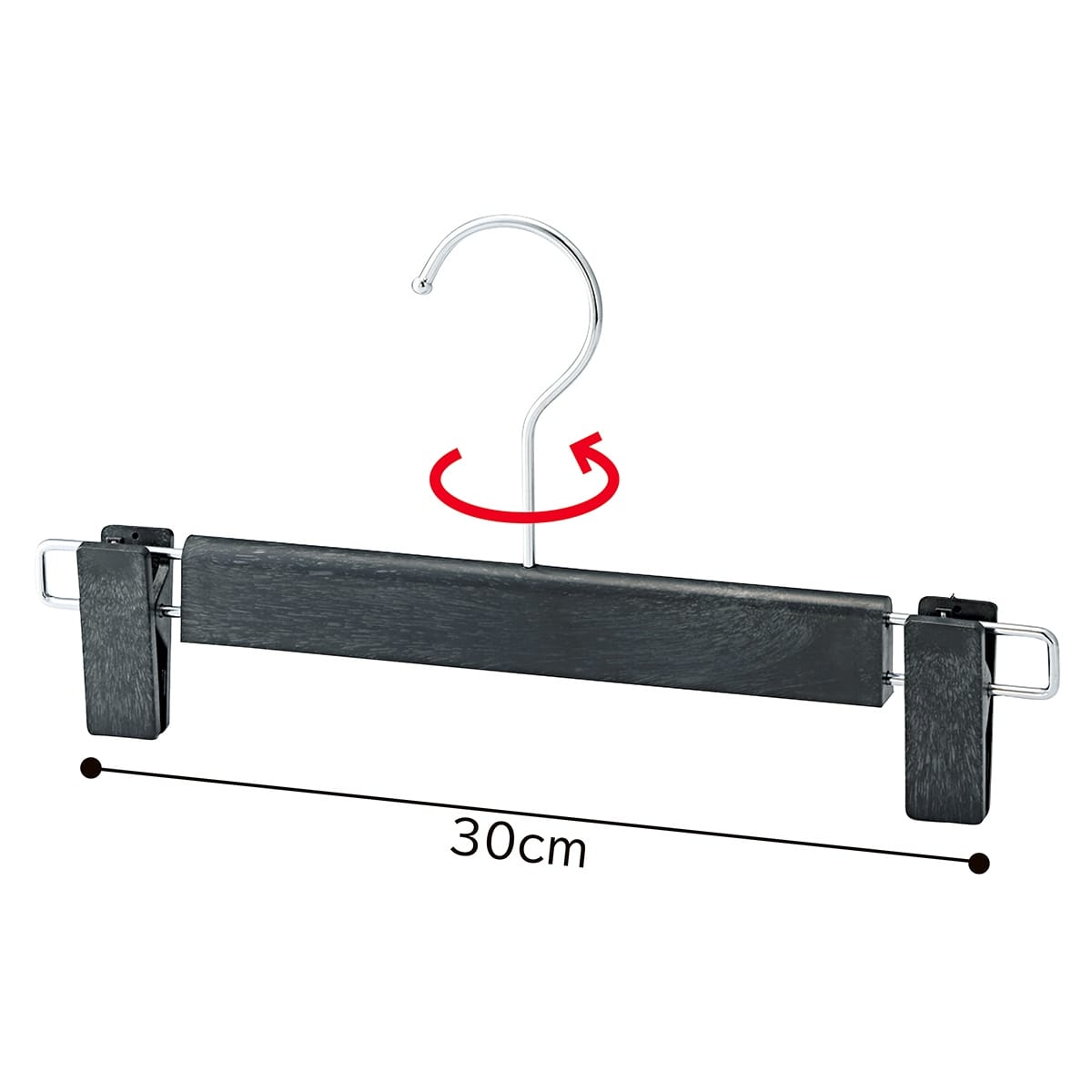 発泡ボトムハンガー 黒