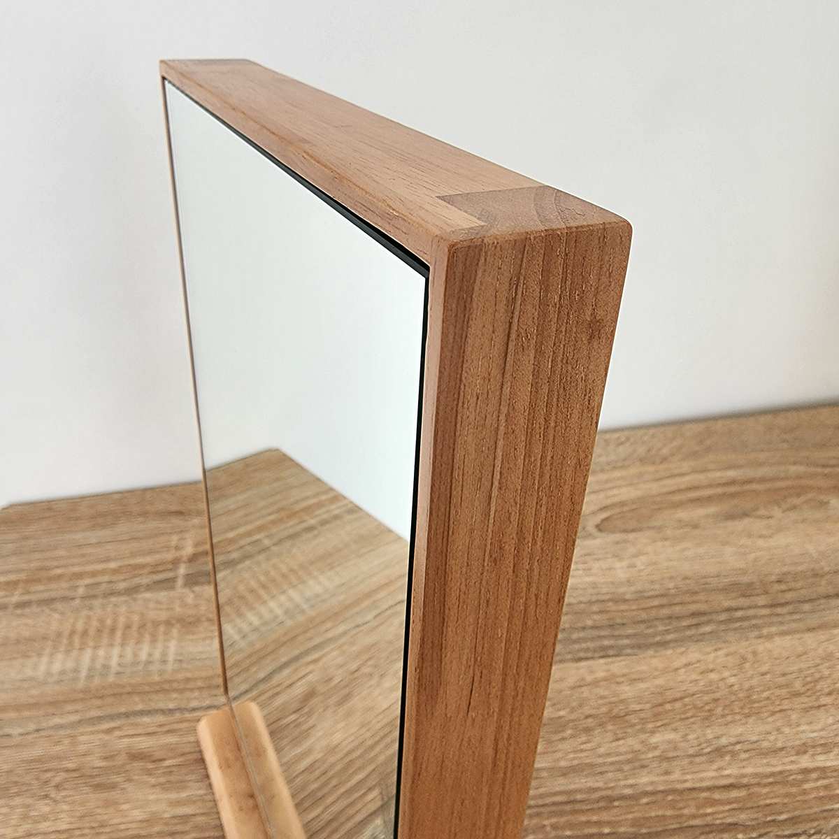 卓上ミラー(鏡厚3mm) ナチュラル