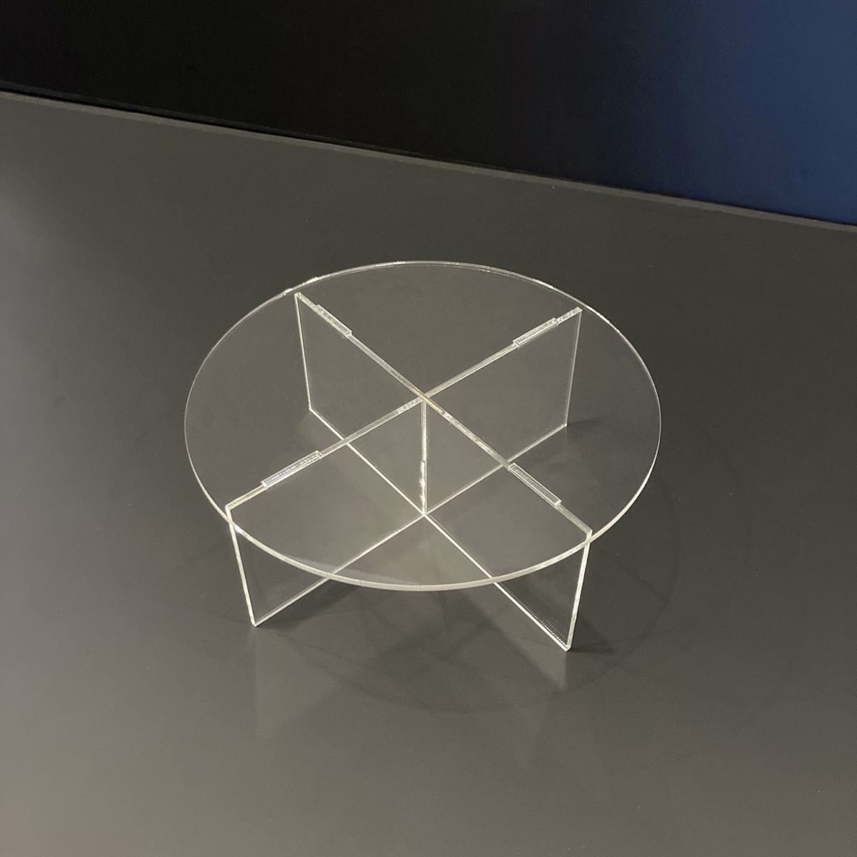 アクリル組立式丸型ステージ〔ストエキオリジナル〕 直径20cm