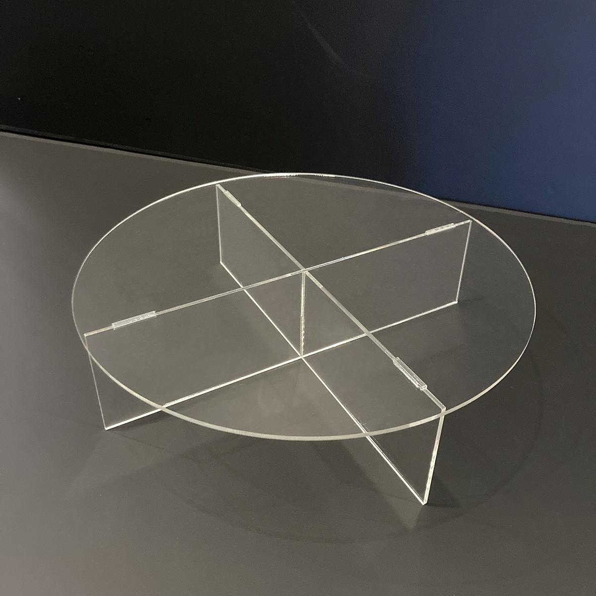 アクリル組立式丸型ステージ〔ストエキオリジナル〕 直径30cm